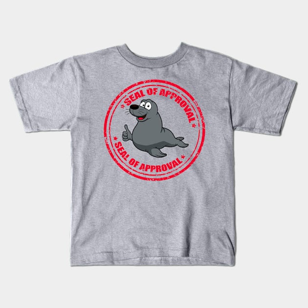 Seal of Approval Kids T-Shirt by EagleFlyFree